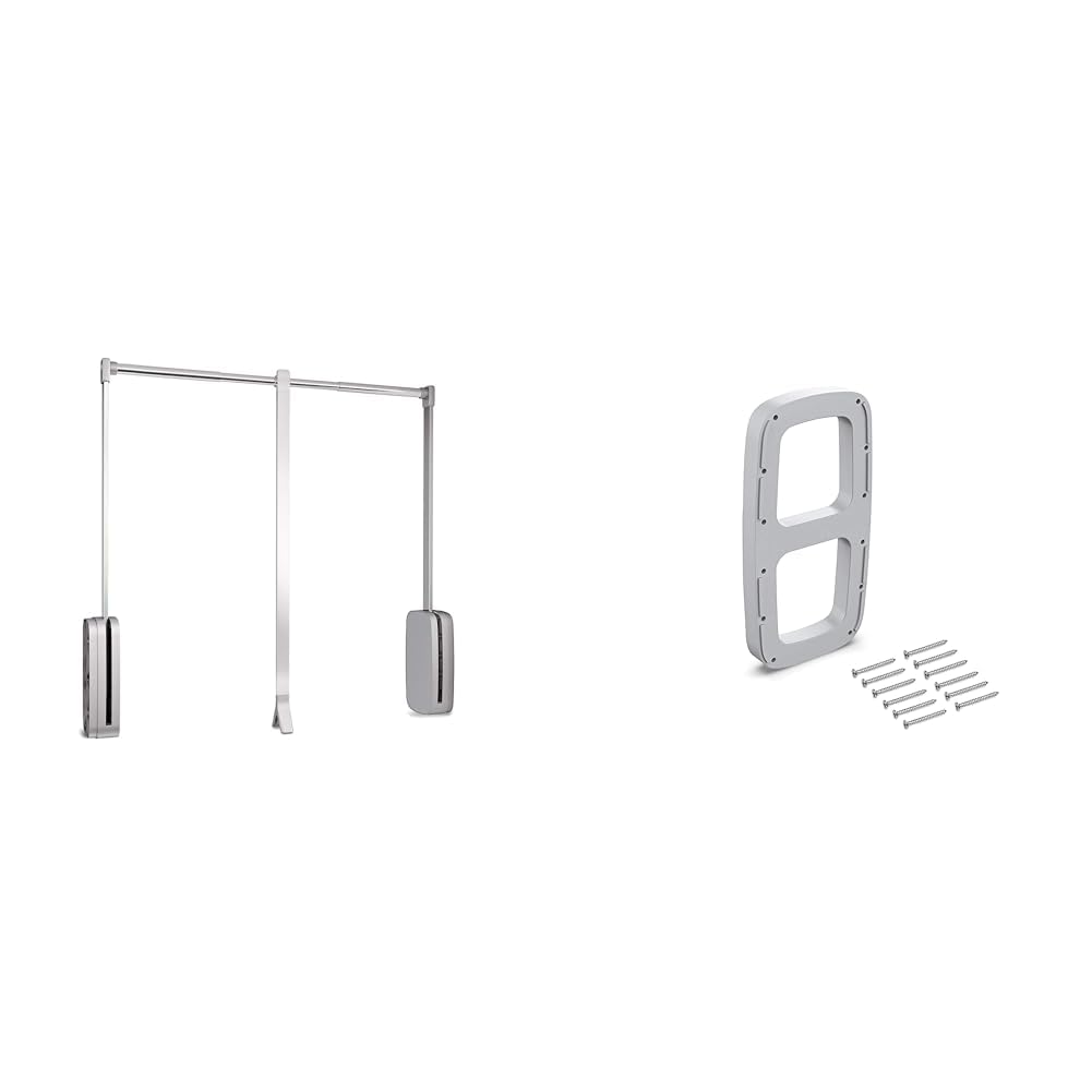 Barre de penderie escamotable de 830 à 1150mm pour aménager un grand dressing familial