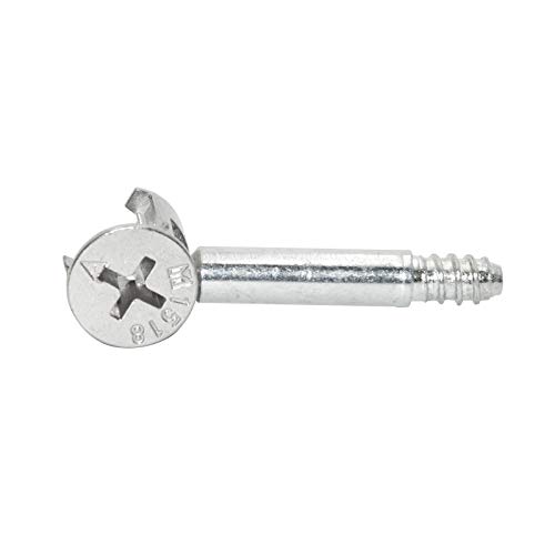 Flyshop 10 Sets Self-Tapping Furniture Cabinet Connector Connecting Fittings, 15 X 14Mm Cam Lock With M6 Thread 45Mm Length Dowel #TOP2