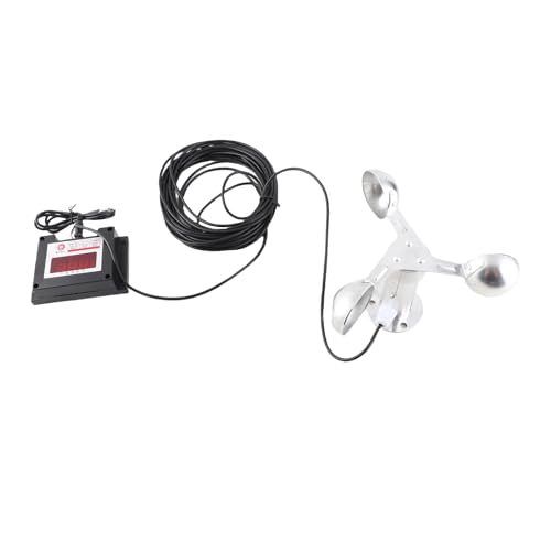 Anemometro per Gru a Torre, Allarme, Stazione Meteorologica, Tazza di, Misuratore di Tazza, Lega di, 220 V, per Misuratore di velocità, Misuratori di velocità del