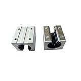 Mssoomm 2 pcs SBR12UU SBR12 UU 12mm Linear Bearing Pillow Block 12mm Open Linear Bearing Slide Block CNC Router Parts