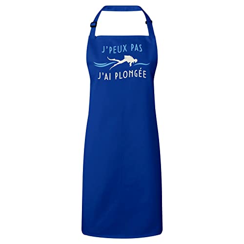 Tablier cuisine plongée sous-marine océan chef cuisinier humour
