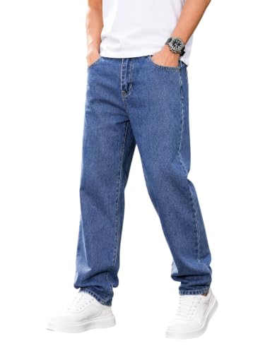 Image of Kargeens Men Jeans || Relaxed Fit Jean's for Man || Loose Fit High Rise Denim