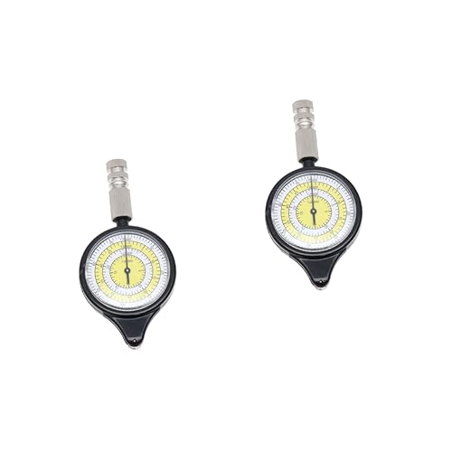 INOOMP 2 Stücke Karte Rad Tragbare Digitale Karte Entfernung Vermesser Metall Für Outdoor-aktivitäten