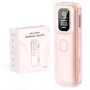 IPL-apparaten ontharingslaser, pijnloos ontharingsapparaat voor thuis, 9 intelligente energieniveaus voor mannen, vrouwen, 999.900 lichtpulsen voor lichaam, bikinilijn – Roze