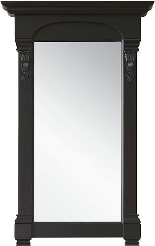 James Martin Furniture 26 in. Mirror in Black Rub Finish 497924