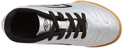 Chuteira Umbro Class Jr, Criança-Unissex, Prata/Preto, 32