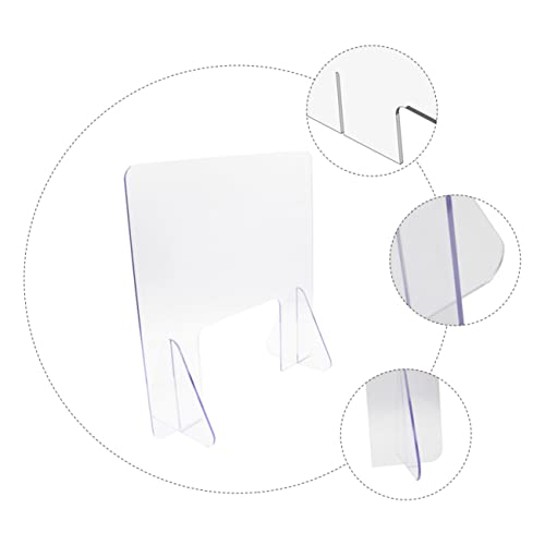 Tofficu Divisórias de mesa de acrílico para estudantes, divisória de escritório, escudo vertical, pr