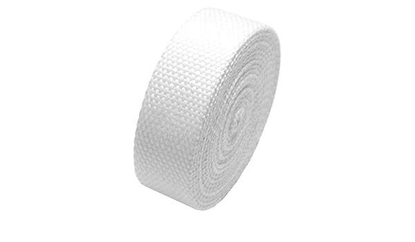 ABB Ropes & Niwars 38 MM White Spun Polyester Webbing Sling Belt for Lifting and for Bags Luggage School and Collage Bag Travel Bag Sports Safety Harness Purpose and DIY (25 Mtrs)-picture-44