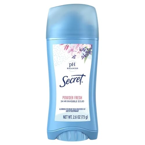 Desodorante antitranspirante sólido Secret powder fresh 2.70 oz pack 8 miniatura 2