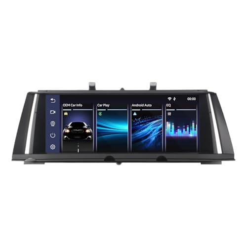 MAVYULQEF Fast Boot Linux Autoradio kompatibel mit BMW 7er-Reihe F01 F02 (2009-2012) CIC iDrive Upgrade | Bluetooth/Wireless CarPlay/Android Auto | Beibehaltung der OEM-Steuerungen