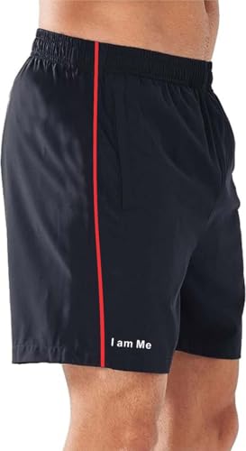 Image of JUST RIDER Mens 2 Pack Polyester Yoga Short Men Running Gym Sports Shorts with Pockets Shorts for Men