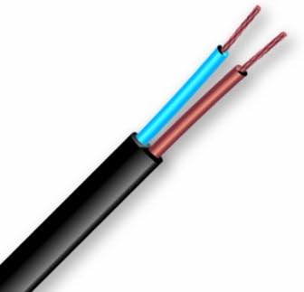 Electraline Cable H05VVH2-F - 2x1 mm, 20 m, Black - Suitable for Table Lamps Portable Power Systems - Image 3