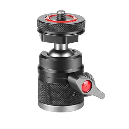 360°Rotatable BallHeads Camera Mount Adapter Aluminum Ballhead 1/4inch Screw