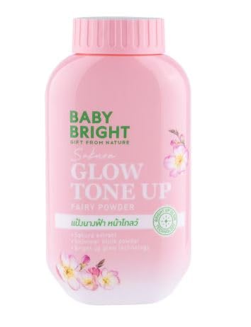 Baby Bright Sakura Glow Tone Up Fairy Powder, with Sakura Extract, Shimmer Finish 50g-image-32