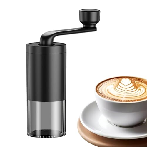Kaffeemühlenmaschine | Edelstahlmahlwerk, Konisches Keramikmahlwerk | Einstellbare Einstellungen Mühle, Kaffeebohnenmühle, Büro, Zuhause, Camping, Champagnergold, Perfekte Reise, Heimgebrauch, Einfach