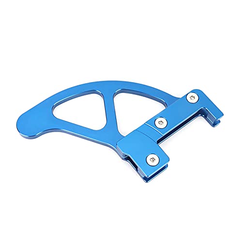 Disc de frein arrière Couvre de protection de protection accessoires de moto de haute qualité matériau en alliage en aluminium anti-corrosion et haute résistance pour une (Bleu)