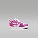 Jordan 1 Low Alt Baby/Toddler Shoes (FN7398-600, Fire Pink/White/Iris Whisper) Size 6