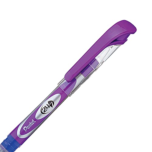 Pentel 24/7 Chisel Tip Liquid Highlighter, Violet Ink, Box Of 12 (Sl12-V) #TOP2