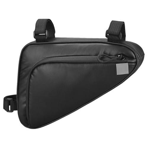 Bolsa de bicicleta con poliéster impermeable y cremallera lateral para el cuadro triangular