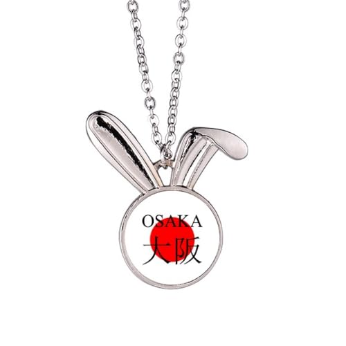 Pendentif lapin soleil rouge Osaka le collier idéal pour sublimer vos tenues d'été