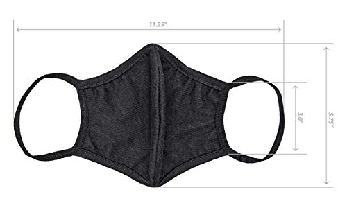 Universal 4521 Face Masks (Pack of 4) – 100% Cotton, Washable, Reusable Cloth Masks – Protection from Dust, Pollen, Pet Dander, Other Airborne Irritants