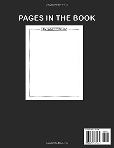 Miniatura 2 de My Sticker Collecting Album Blank sticker book for collecting stickers Sticker collecting album for adults Large Reusable Sticker Collection Album