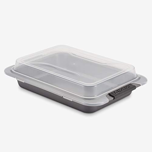Anolon 52837 Advanced Bakeware Cake Pan, Steel, Gray