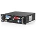 Rvpozwer 48V 100Ah Server Rack LiFePO4 Battery, 5.12kWh Solar Energy Storage, Built-in 100A BMS, Smart LED Display, 12000+ Cycles, RS485/CAN/RS232 for Home PV System, Solar System, Backup