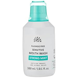 Urtekram 1083618 Mondwater Sensitive Strong Mint, 75 ml