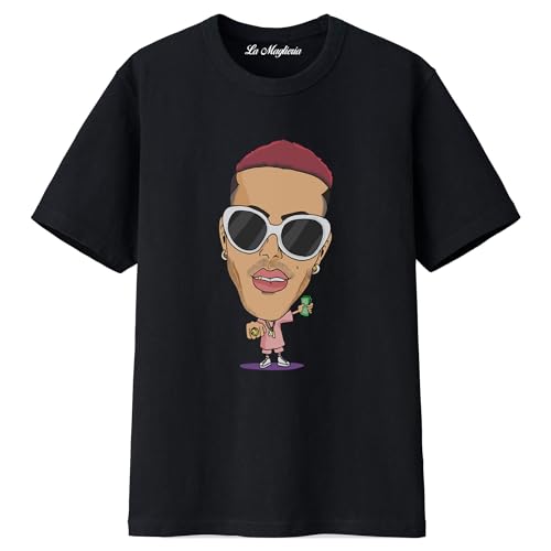 Maglietta t-Shirt di Sfera 2024 Rapper Rap Hip Hop Maglietta Uomo Donna Ragazzo Unisex 100% Cotone (IT, Testo, S, Regular, Regular, Nero)