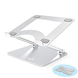 Laptop Stand, LP Computer Stand, Aluminum Alloy Multi-Angle Adjustable Laptop Holder for Desk Ergono