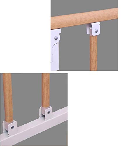 Barandilla de cama para discapacitados con barra protectora de metal resistente 4