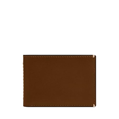 Image of Fossil Men's Wallet, Westover Leather Front Pocket Wallet for Men, Westover Brown
