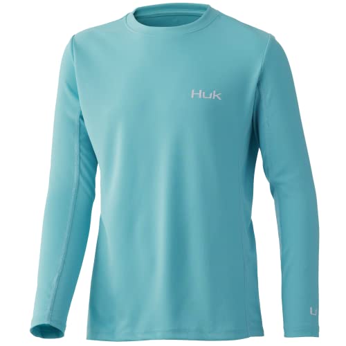 HUK Kids' Icon X Long-Sleeve Shirt with Sun Protection