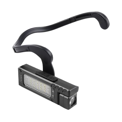 yakermur Lámpara Frontal Senderismo | Lámpara Oreja - Frontal LED Recargable para Hombres Mujeres Adultos Camping Senderismo Correr