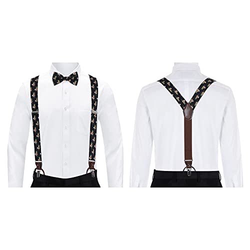 Set de 2 piezas para hombre con tirantes y pañuelo miniatura 5
