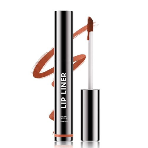 Image of Lip Stain Peel Off - Lip Liner Lip Gloss Gift for Women Mom Wife Matte Finish Vegan & Cruelty-Free, Highly-Pigmented for Create A Natural Lip Color (Nude)