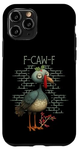 Funny Christmas Bird F-CAW-F zf[ jZbNX [AOtBbN X}zP[X iPhone 11 Pro p