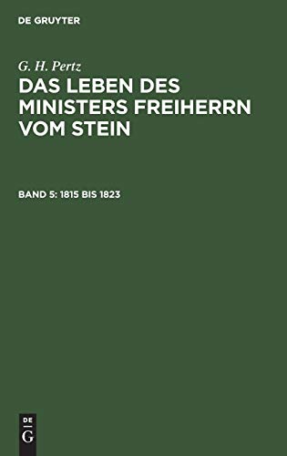 1815 bis 1823 (German Edition)