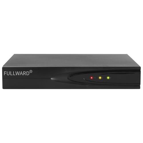 FULLWARD 16CH NVR Recorder for CCTV Security System, Compatible with 16×5MP/4MP/3MP/1080p IP Cameras, Supports 18TB HDD 24/7 Recording (HDD Not Included)