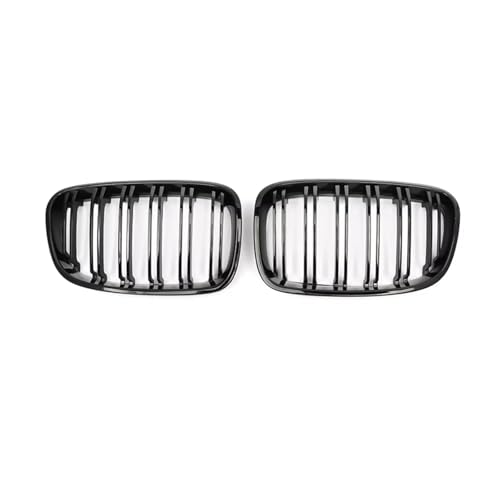 Parrilla de riñón doble negra brillante para coche Serie 1 F20 y F21 de 2011 a 2014.
