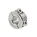2 PCS Double Split Shaft Collar,SAFYY 304 Stainless Steel Two-Piece Clamping Collar with M3 Set Screws,5/16 Inch Bore Size