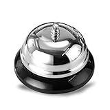 Jrhncy Tischglocke Metall,1 Stuck Tischklingel,Rezeptionsklingel Bell,Kleine...