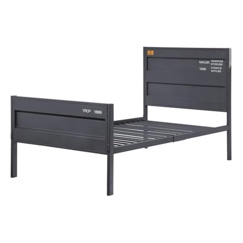 Acme Cargo Twin Panel Kids Bed in Gunmetal
