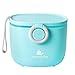 Termichy Dispensador de fórmula para bebés, contenedor dispensador de fórmula portátil para viajes, actividades al aire libre para bebés, 250g (azul, 1 paquete)