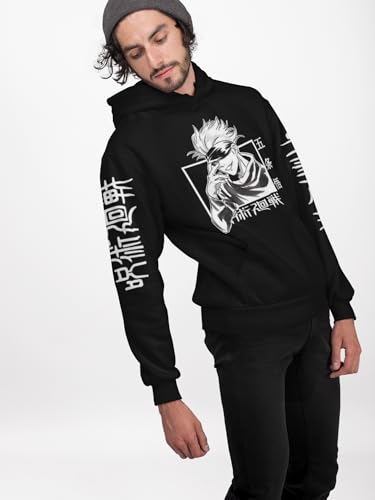 MOONSHINE Boys Hoodie Jujutsu Kaisen Black - Image 5