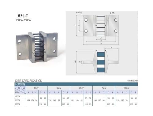 Transformador de corriente de derivación AFL-T: optimice su control eléctrico de 150A/75mA 6