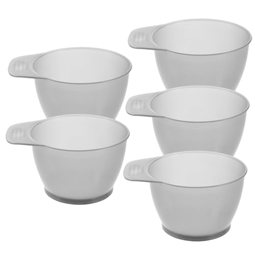 Ipetboom Portable Hair Coloring Bowl Durable Plastic Dyeing Scale Bowls for Home Salon Essential Hair Dye Tool for Easy Mixing and Application