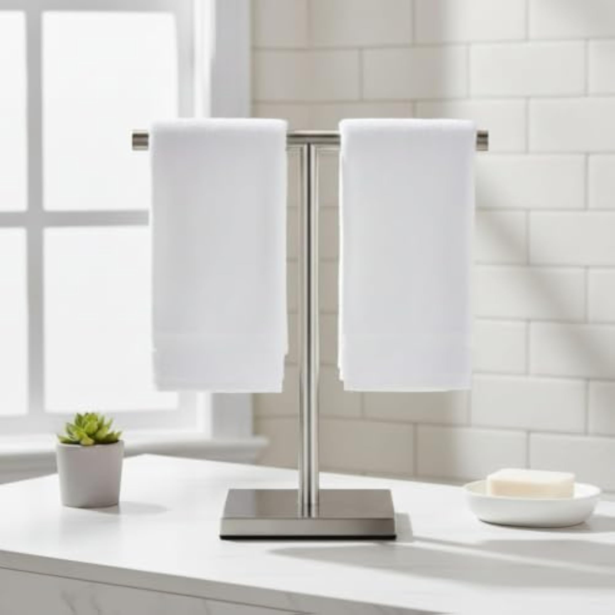 Rustproof Stainless Steel Freestanding Hand Towel Rack