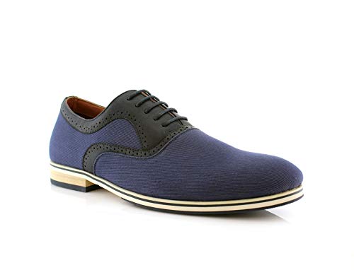 Image of Ferro Aldo Men's Classic Cap Toe Oxford Dress Shoe Collection | Perfect for Formal, Business, and Wedding Attire